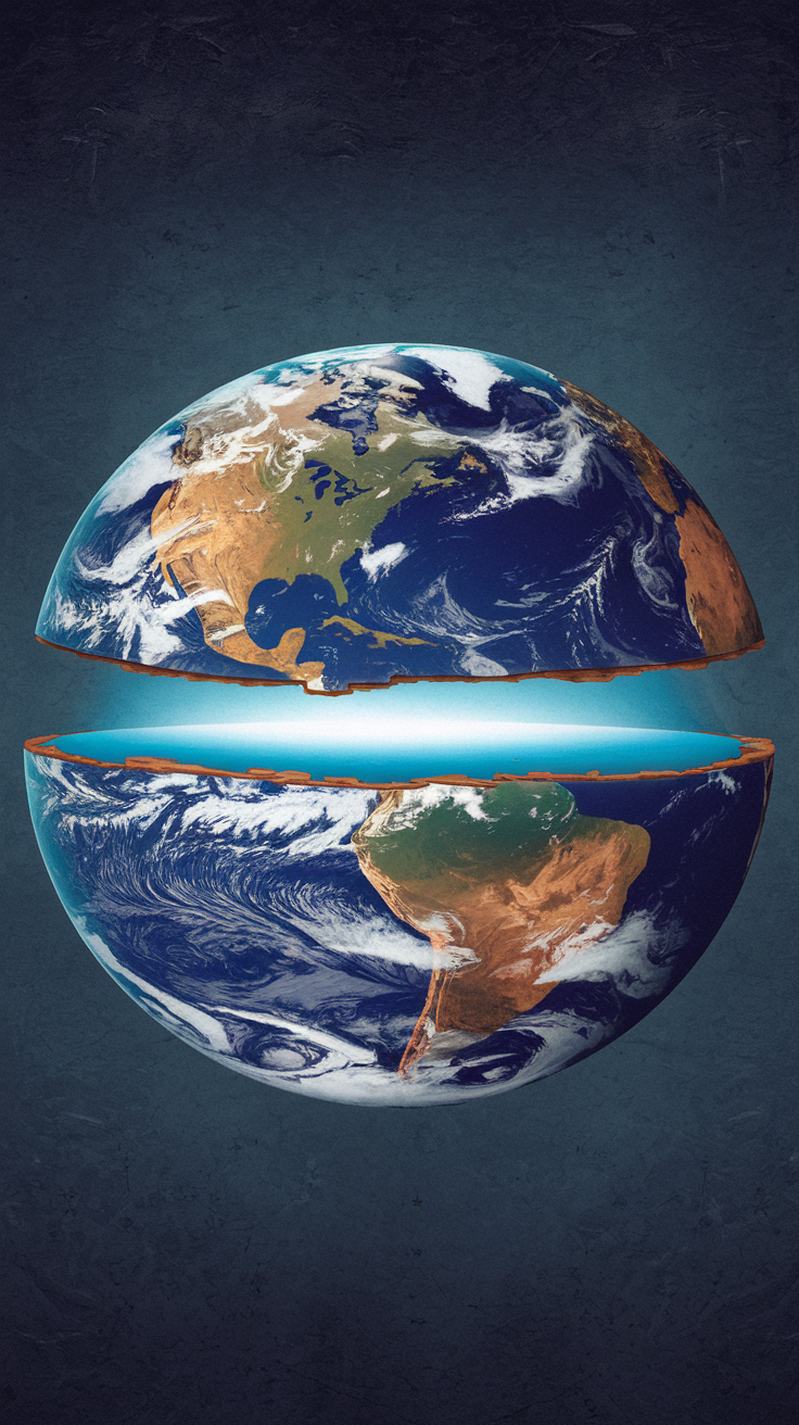 A hidden ocean lies under Earth's surface